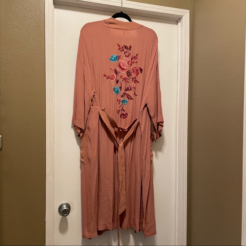 Peach kimono jacket